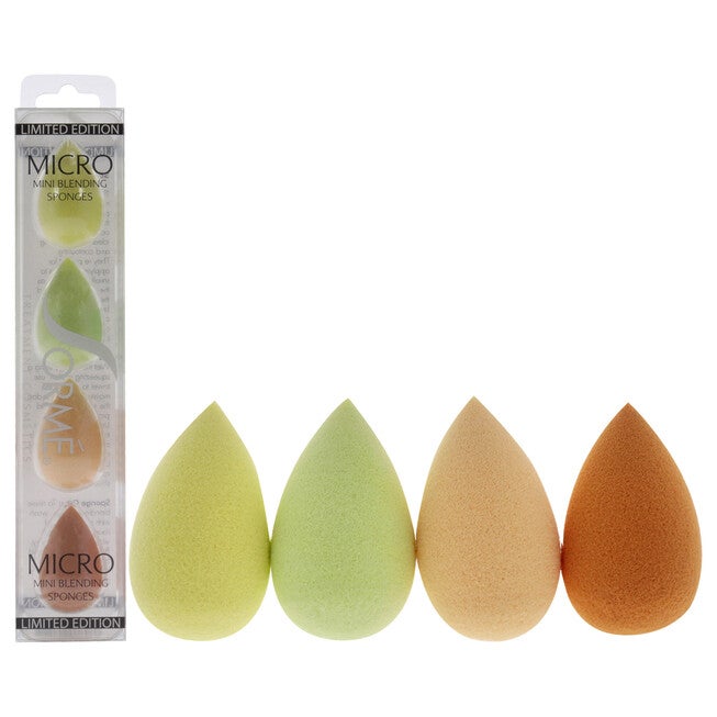 Micro Mini Blending Sponges by Sorme Cosmetics for Women - 4 Pc Sponge, See Description, hi-res image number 0