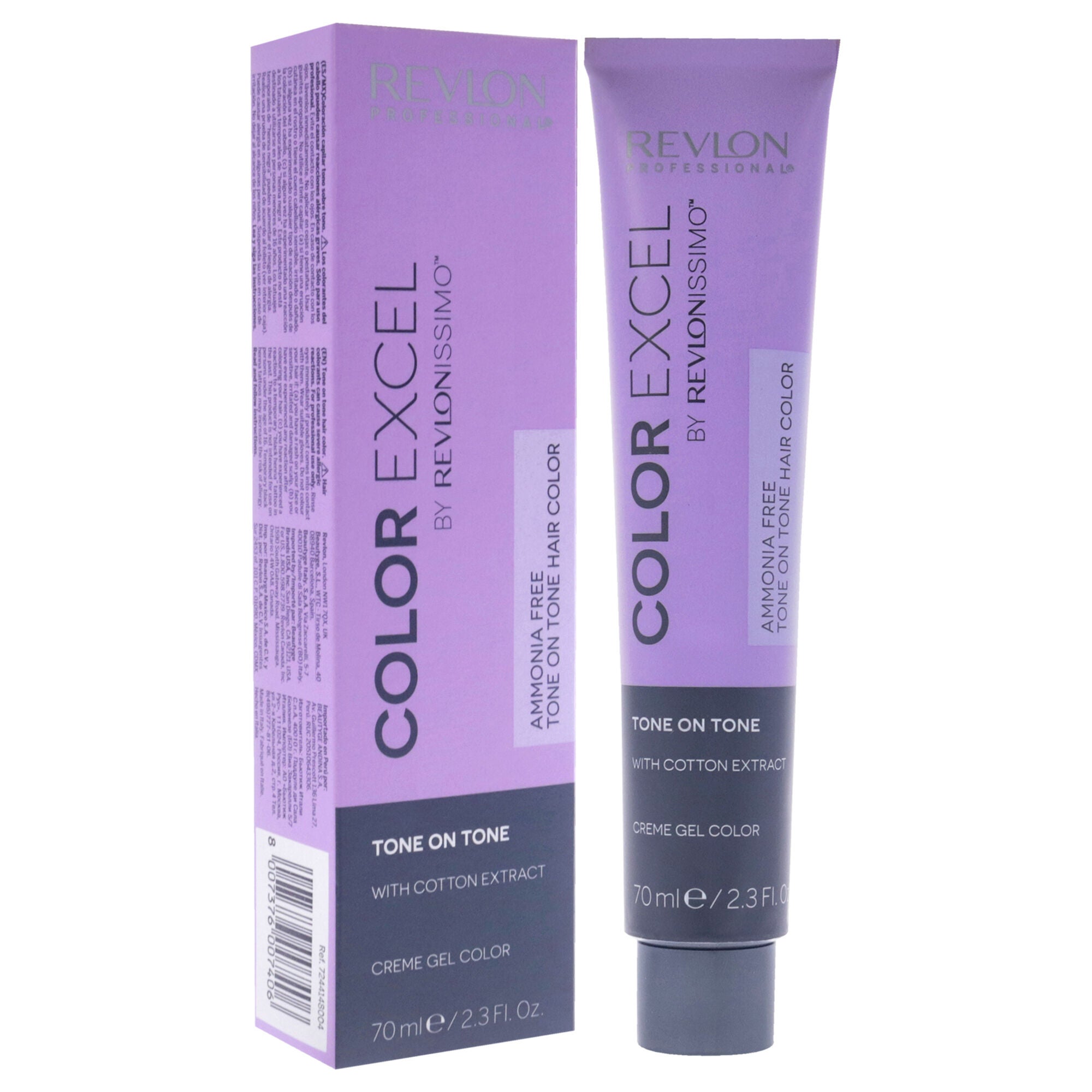 Revlonissimo Color Excel - 4 Medium Brown by Revlon for Unisex - 2.3 oz Hair Color, See Description, alternate image number 1