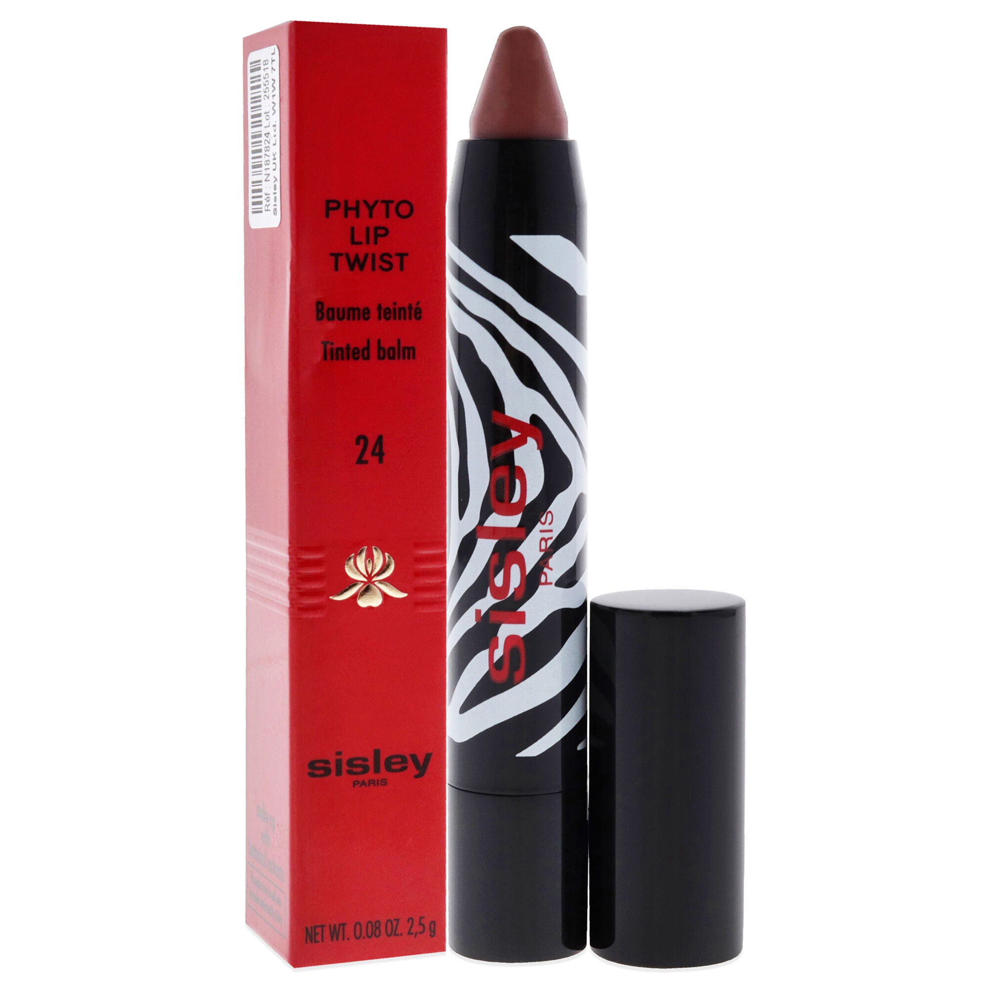 Phyto Lip Twist - 24 Rosy Nude by Sisley for Women - 0.08 oz Lipstick, See Description, alternate image number 1
