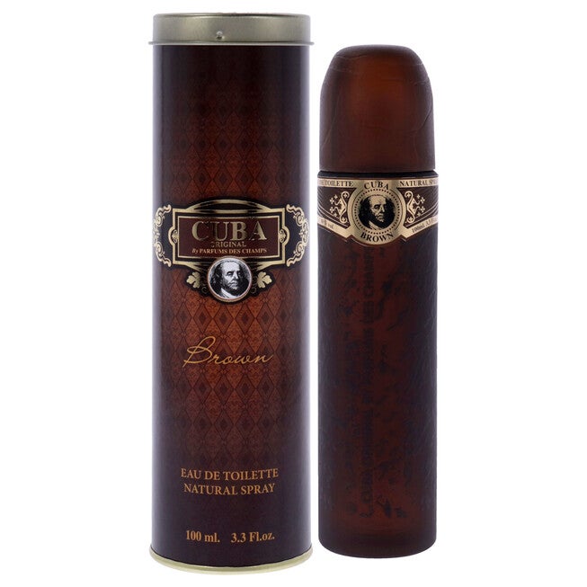 Cuba Brown by Cuba for Men - 3.3 oz EDT Spray, NA, hi-res image number null