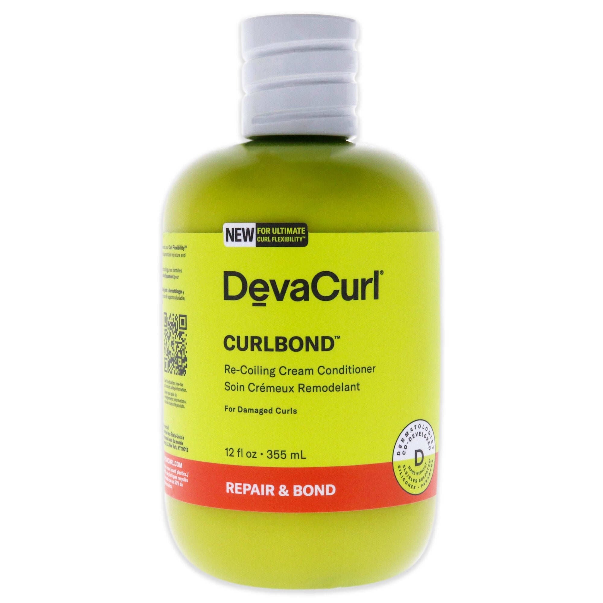 CurlBond Cream Conditioner by DevaCurl for Unisex - 12 oz Conditioner, See Description, hi-res image number 0
