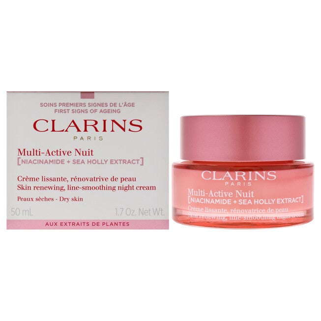 Multi-Active Night Cream - Normal to Dry Skin by Clarins for Unisex - 1.7 oz Cream, NA, hi-res image number null