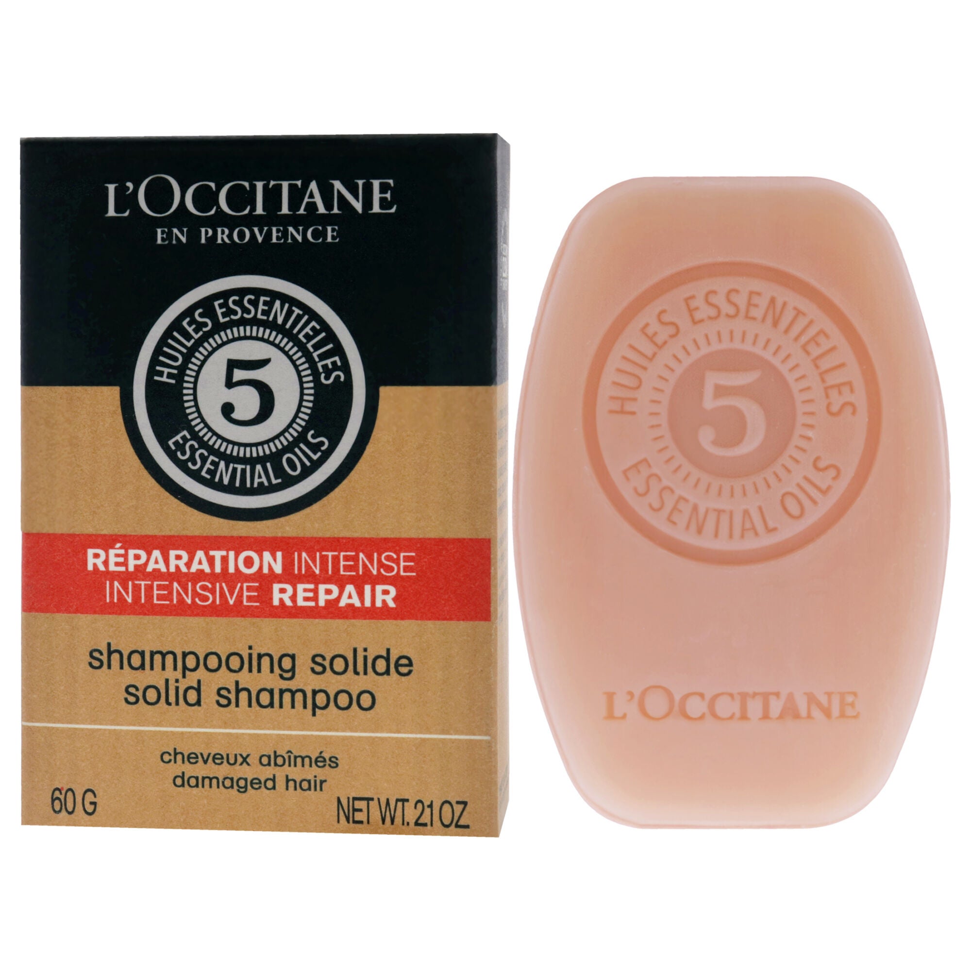 Gentle and Balance Intensive Repair Solid Shampoo by LOccitane for Unisex - 2.1 oz Shampoo, , alternate image number 7