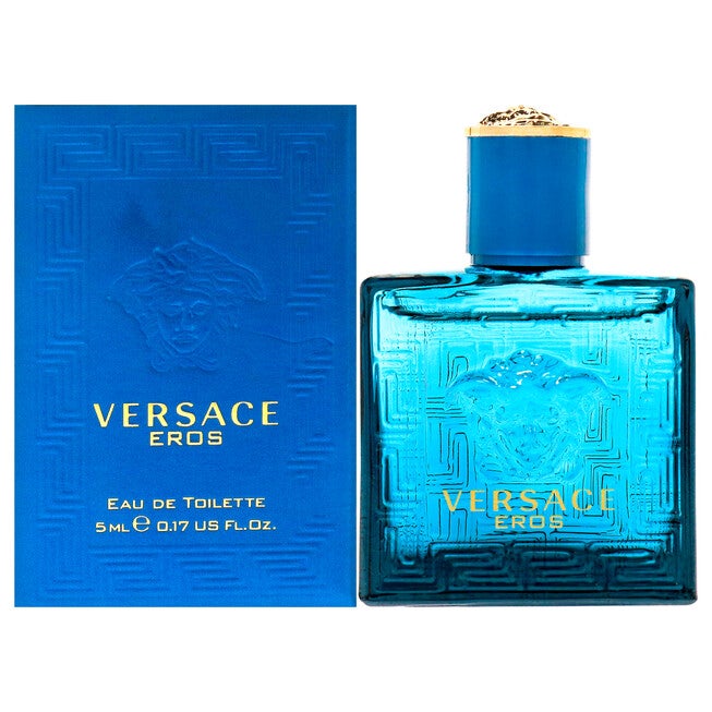 Versace Eros by Versace for Men - 0.17 oz EDT Splash (Mini), See Description, hi-res image number 0