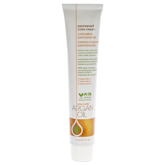 Argan Oil Permanent Color Cream - 8N Light Natural Blonde by One n Only for Unisex - 3 oz Hair Color, See Description, alternate image number 3