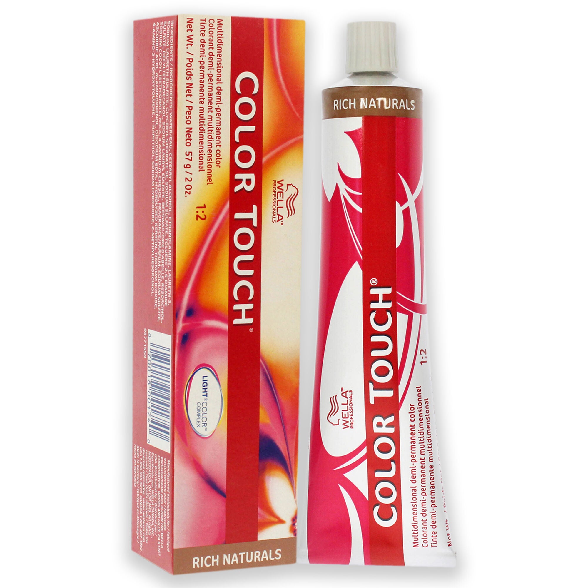 Color Touch Demi-Permanent Color - 6 35 Dark Blonde-Gold Red-Violet by Wella for Unisex - 2 oz Hair Color, See Description, alternate image number 1