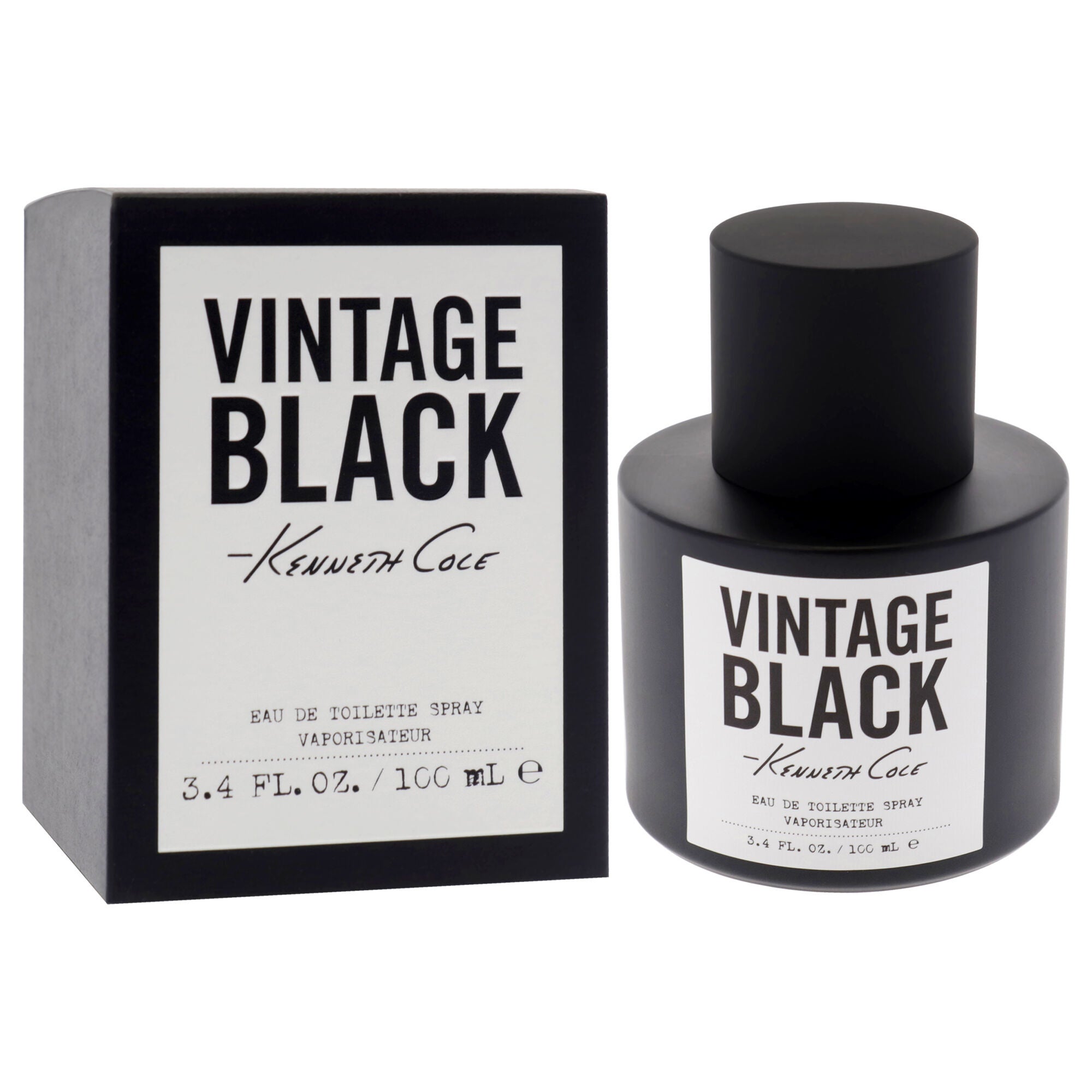 Kenneth Cole Vintage Black by Kenneth Cole for Men - 3.4 oz EDT Spray, See Description, alternate image number 2
