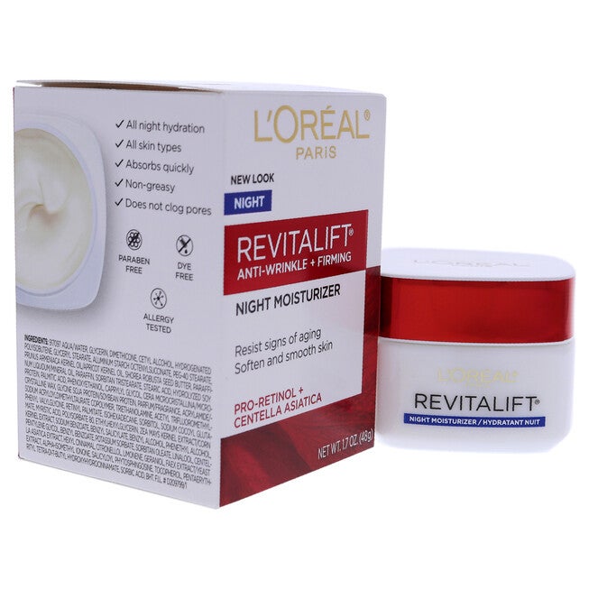 Revitalift Anti-Wrinkle and Firming Night Moisturizer by LOreal Professional for Unisex - 1.7 oz Moisturizer, NA, alternate image number null