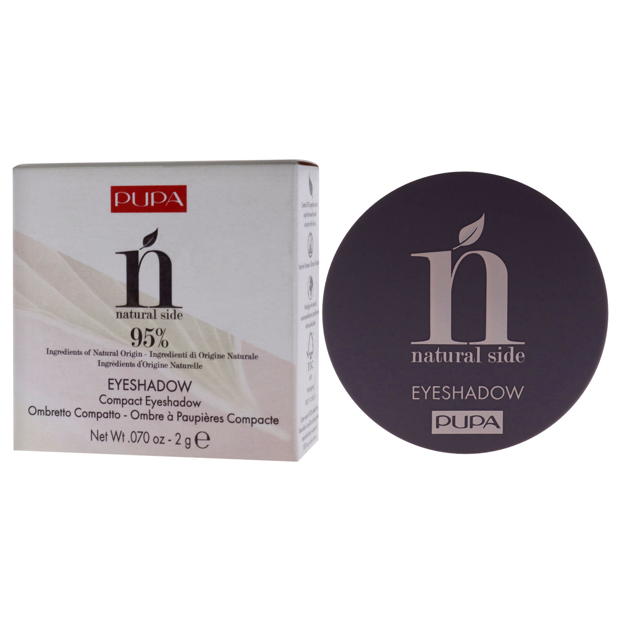 Natural Side Compact Eyeshadow - 007 Copper Fever by Pupa Milano for Women - 0.07 oz Eye Shadow, See Description, alternate image number 3