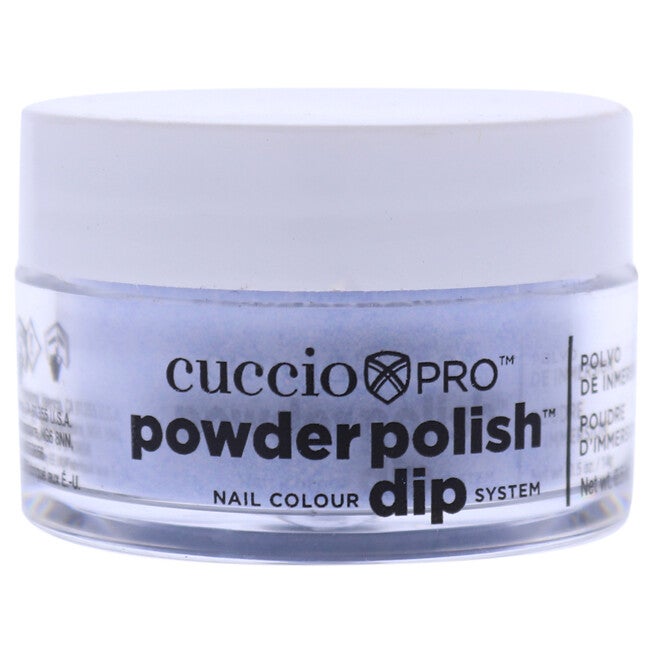 Pro Powder Polish Nail Colour Dip System - Baby Blue Glitter by Cuccio Colour for Women - 0.5 oz Nail Powder, See Description, hi-res image number 0
