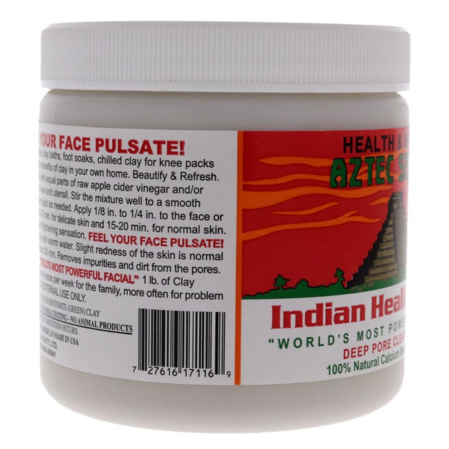 Indian Healing Clay by Aztec Secret for Unisex - 16 oz Clay, , alternate image number null
