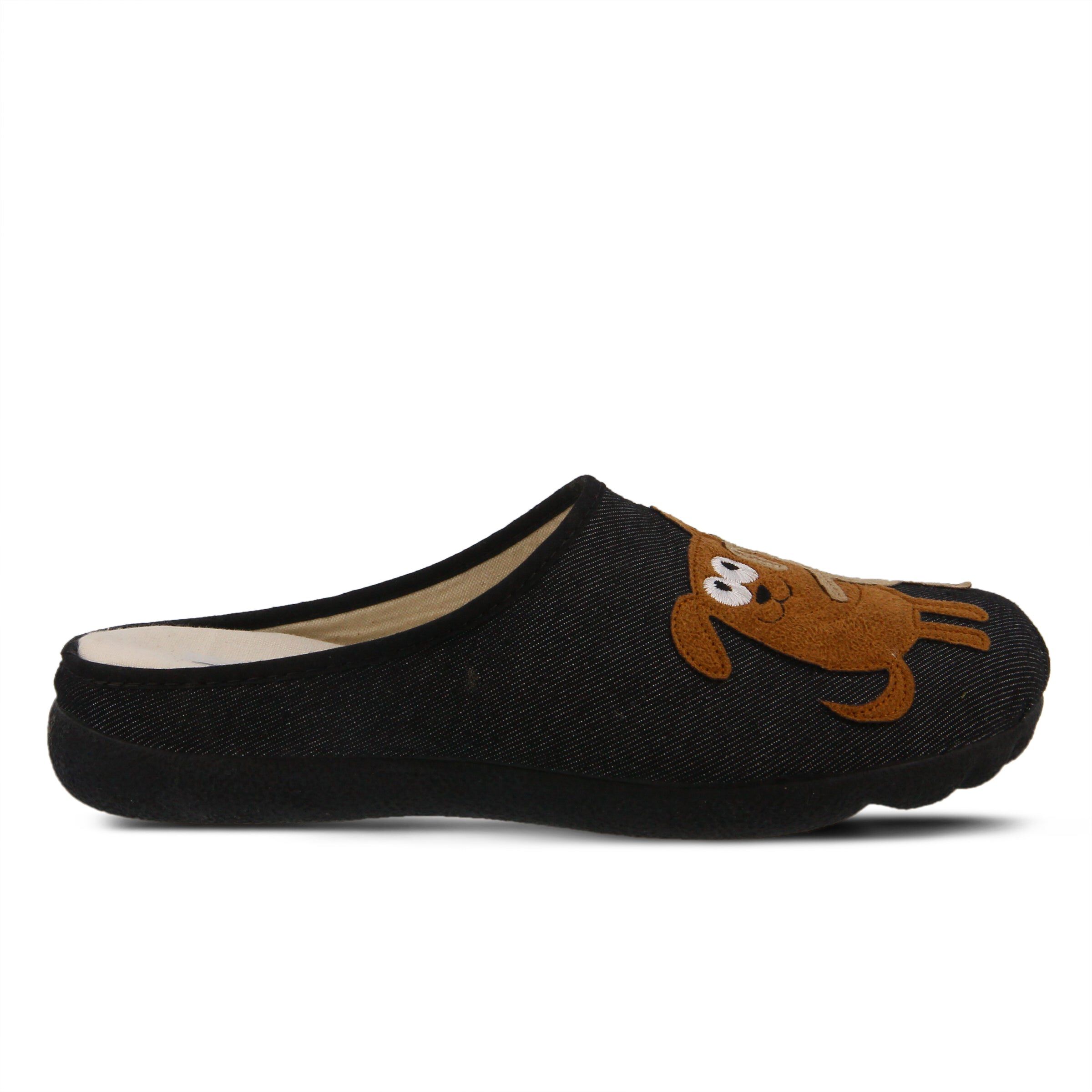 Petlove Open Back Slipper, BLACK MULTI, alternate image number 5