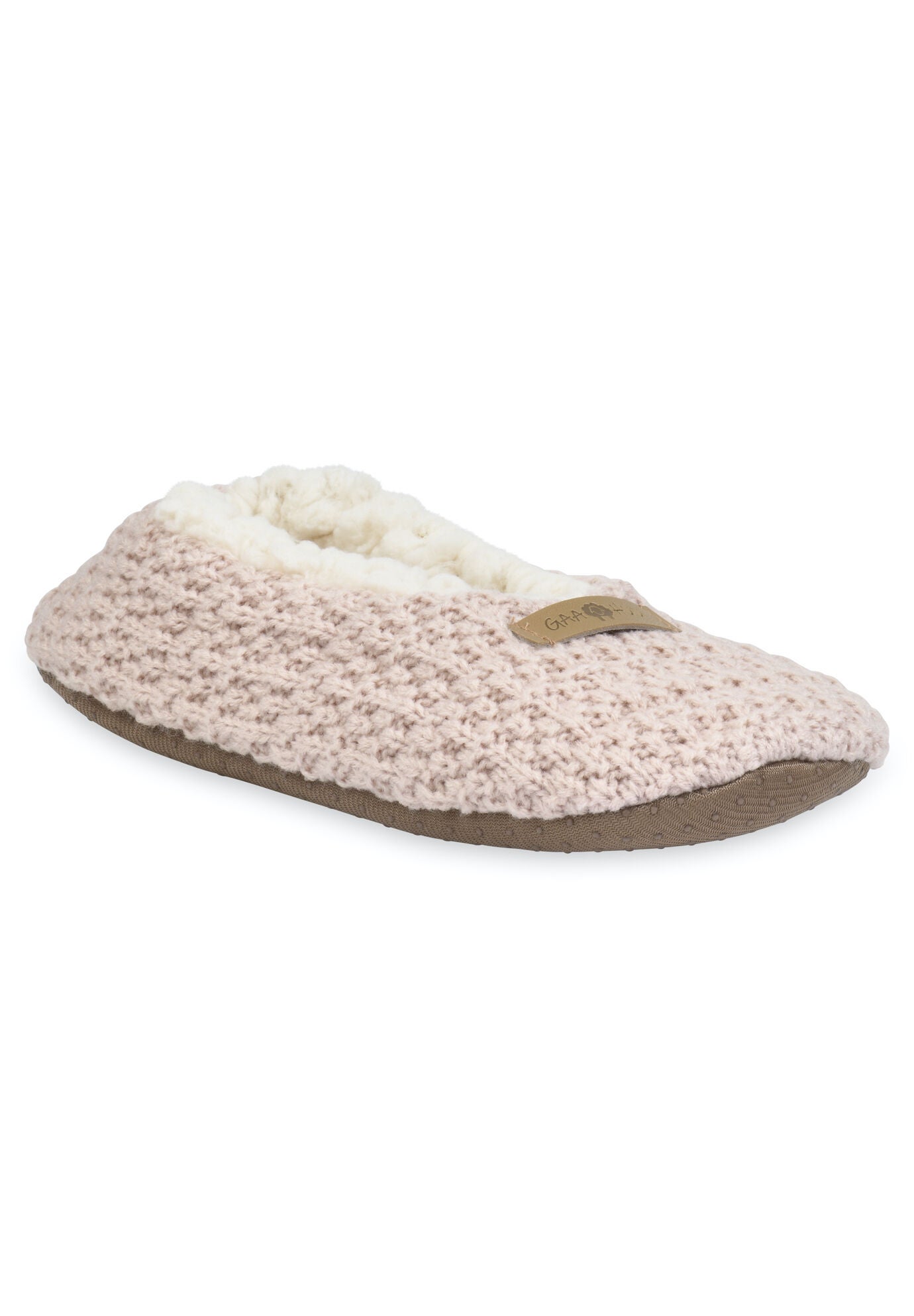 Textured Knit Ballerina Slipper, PINK, hi-res image number 0