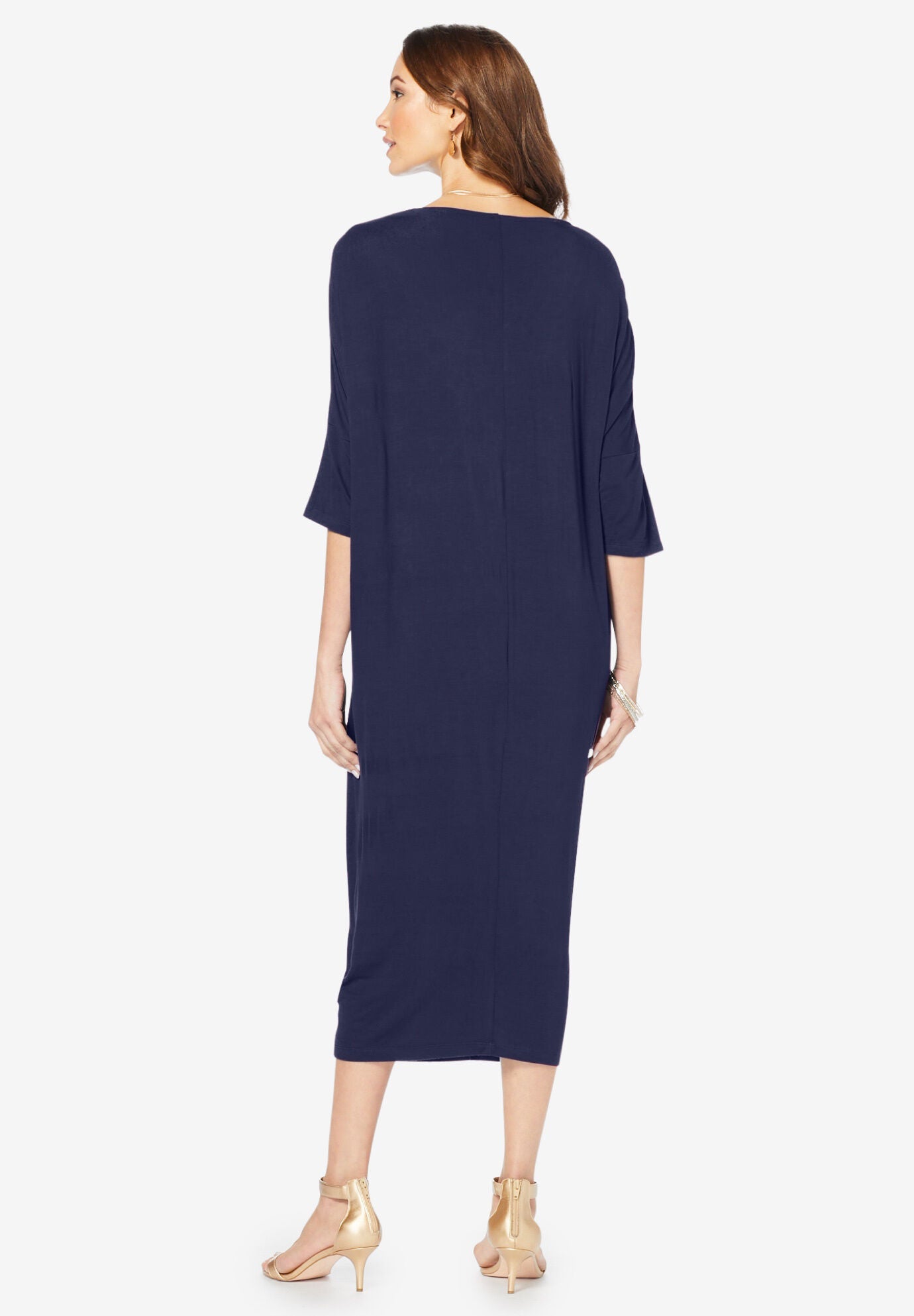 Bracelet-Length Drape Caftan, , on-hover image number 1