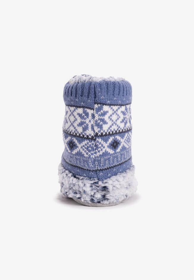 Foldover Knit Slipper, , on-hover image number 1