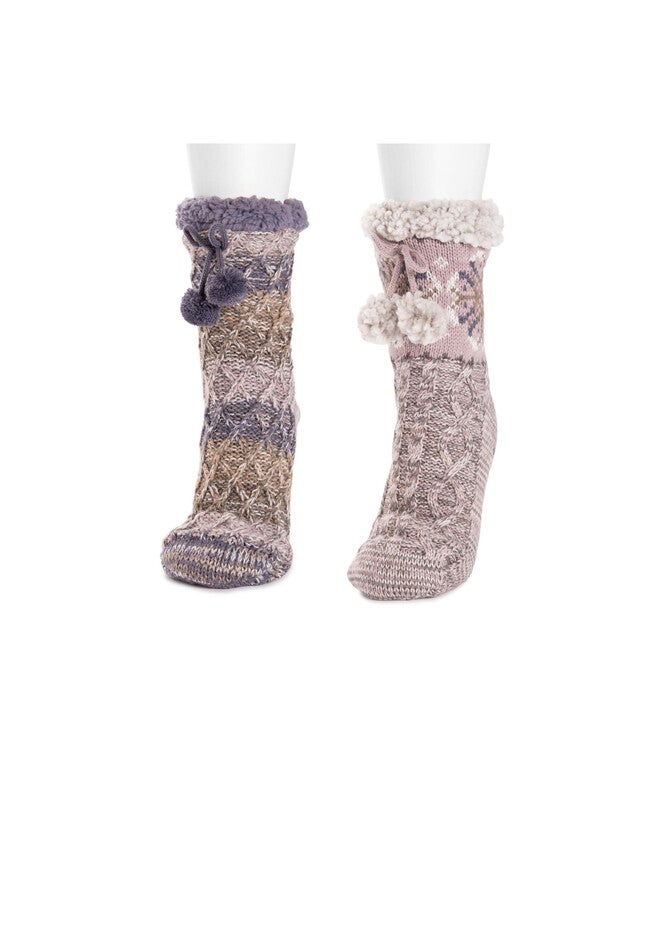 Cabin Tall Slippers Socks, , alternate image number null