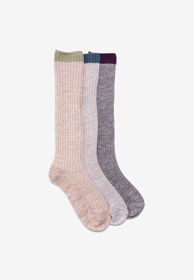 3 Pair Pack Fluffylouch Socks, WARM, hi-res image number 0