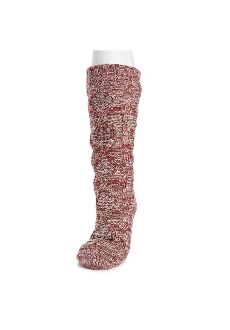 Cable Lounge Slipper Socks, , alternate image number null