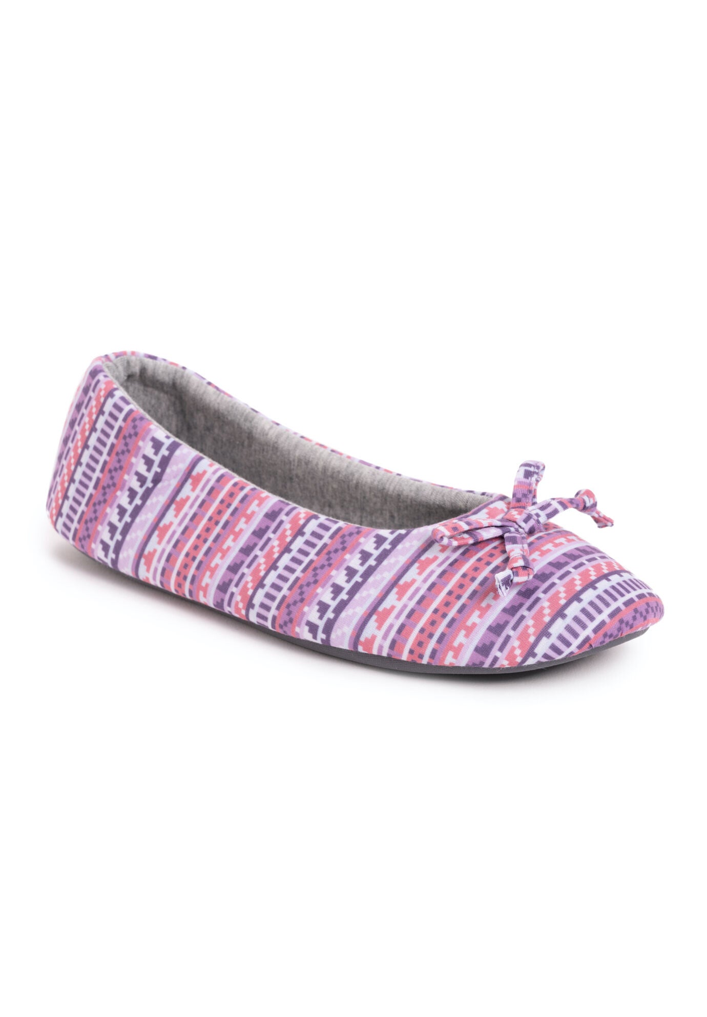 Jolee Jersey Ballerina Slippers, PINK GREY, hi-res image number 0