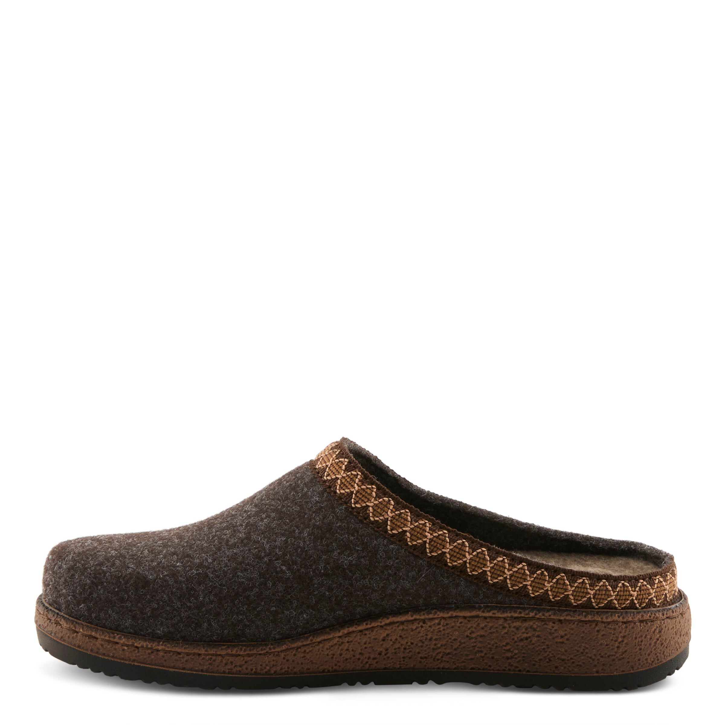 Snuggee Clog Slipper, DARK BROWN, alternate image number 2