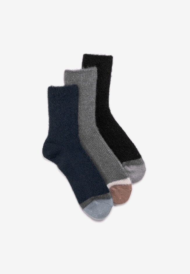 3 Pair Pack Sparkle Socks, CLASSIC, hi-res image number 0