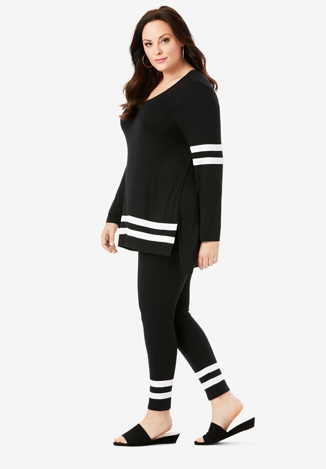Mesh Colorblock Lounge Set, , alternate image number null