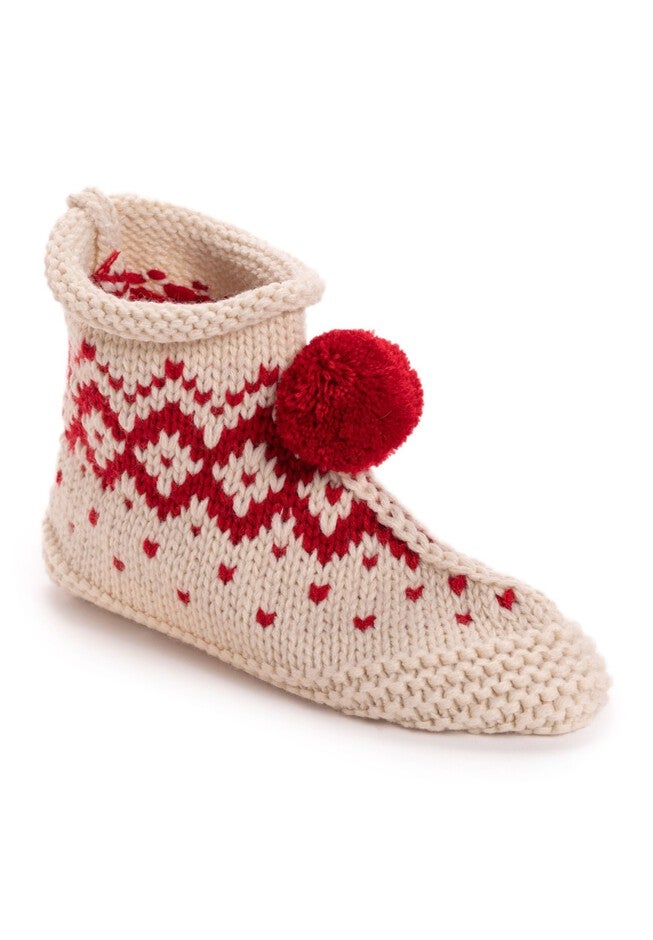 Knit Slipper, VANILLA, hi-res image number null