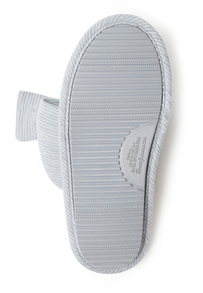 Nora Striped Scuff With Knot Slippers, , alternate image number null