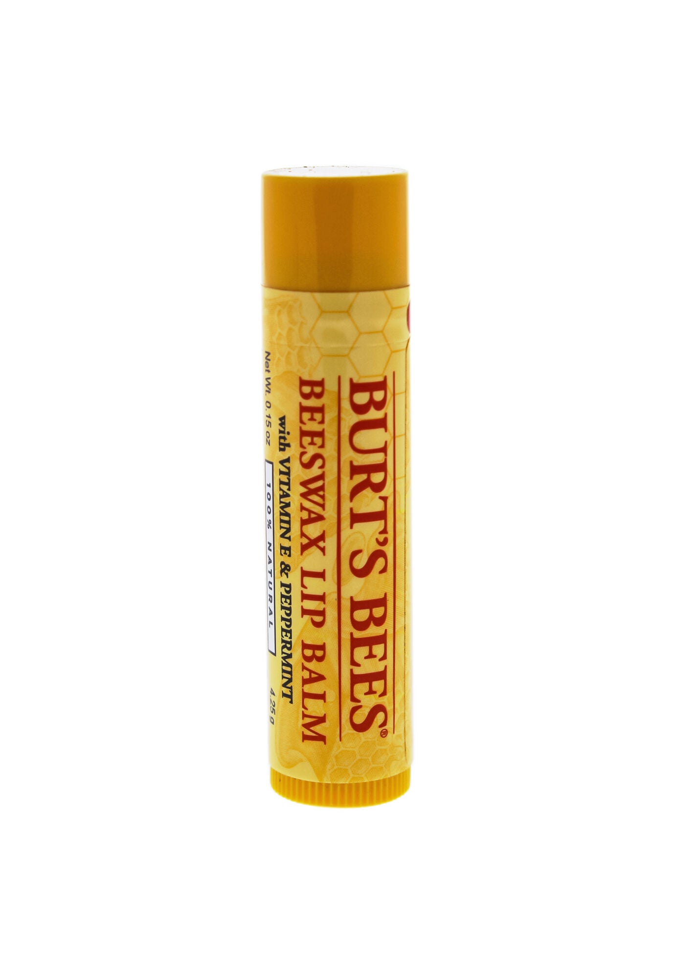 Beeswax Lip Balm With Vitamin E Peppermint -0.15 Oz Lip Balm, O, hi-res image number 0