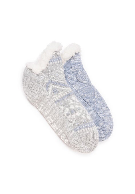 Cabin Short Slippers Socks, ALICE BLUE, hi-res image number null