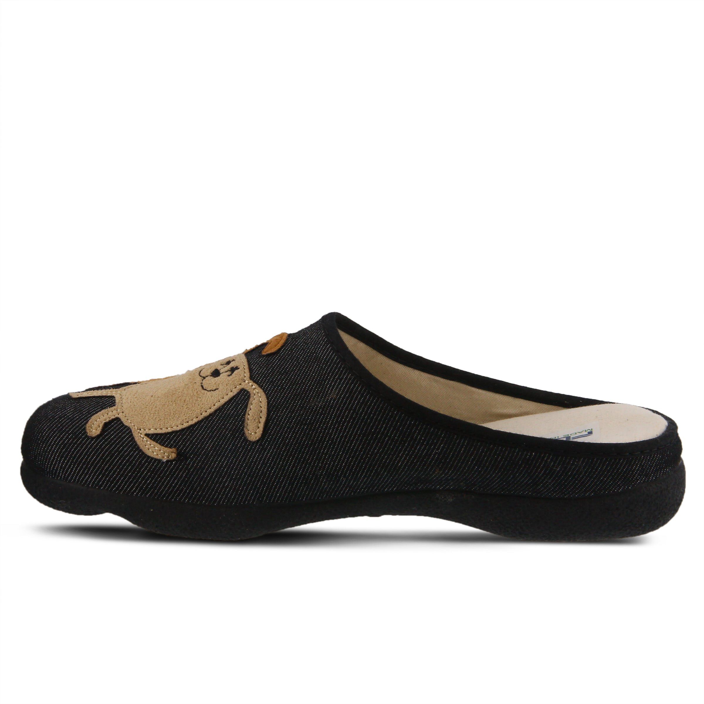 Petlove Open Back Slipper, BLACK MULTI, alternate image number 2