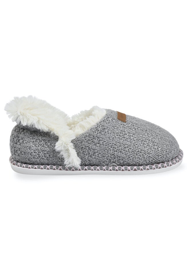Textured Knit Espadrille Slipper, , alternate image number null