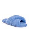 Perley Criss Cross Slipper Slippers, BLUE, hi-res image number 0