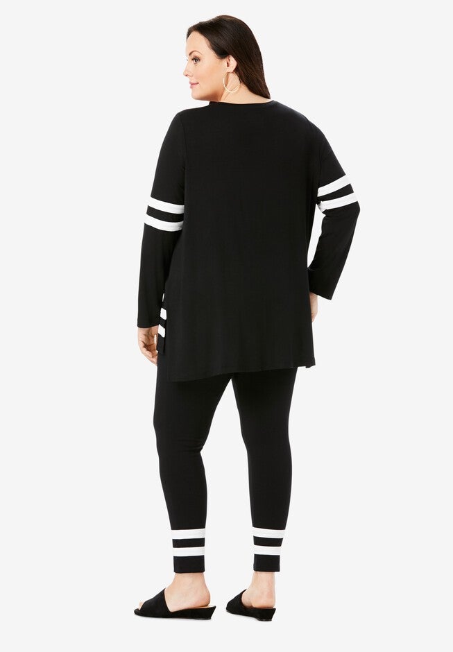 Mesh Colorblock Lounge Set, , on-hover image number null
