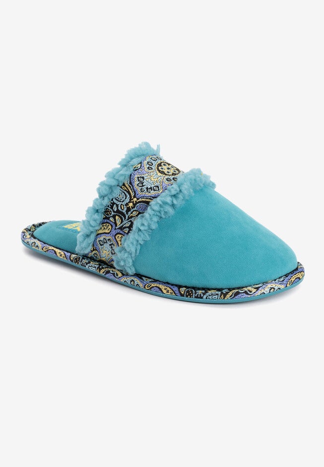 Amaya Slipper, TEAL, hi-res image number null