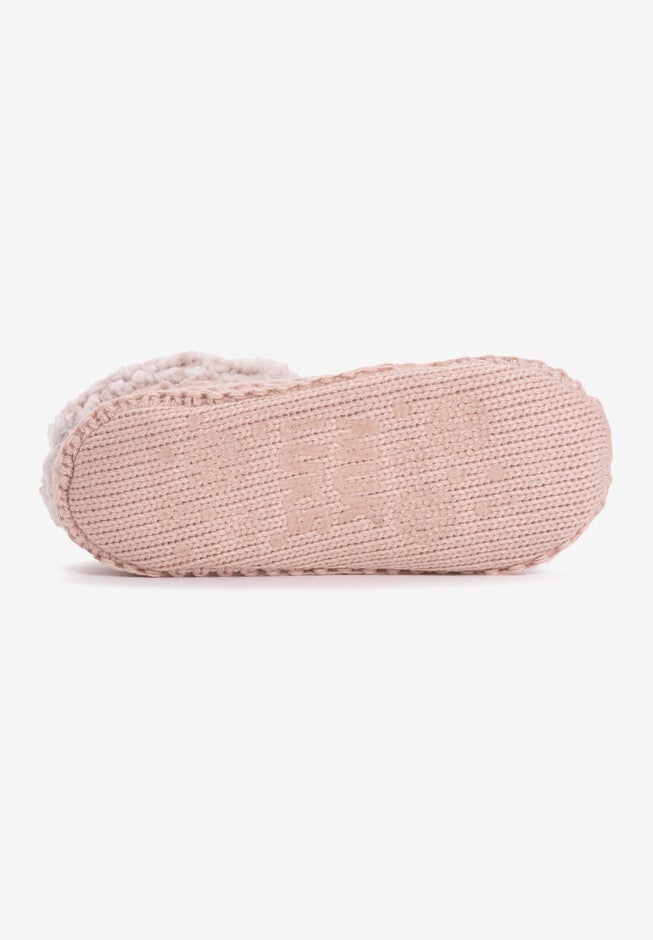 Sherpa Cuff Slipper Bootie, , alternate image number null