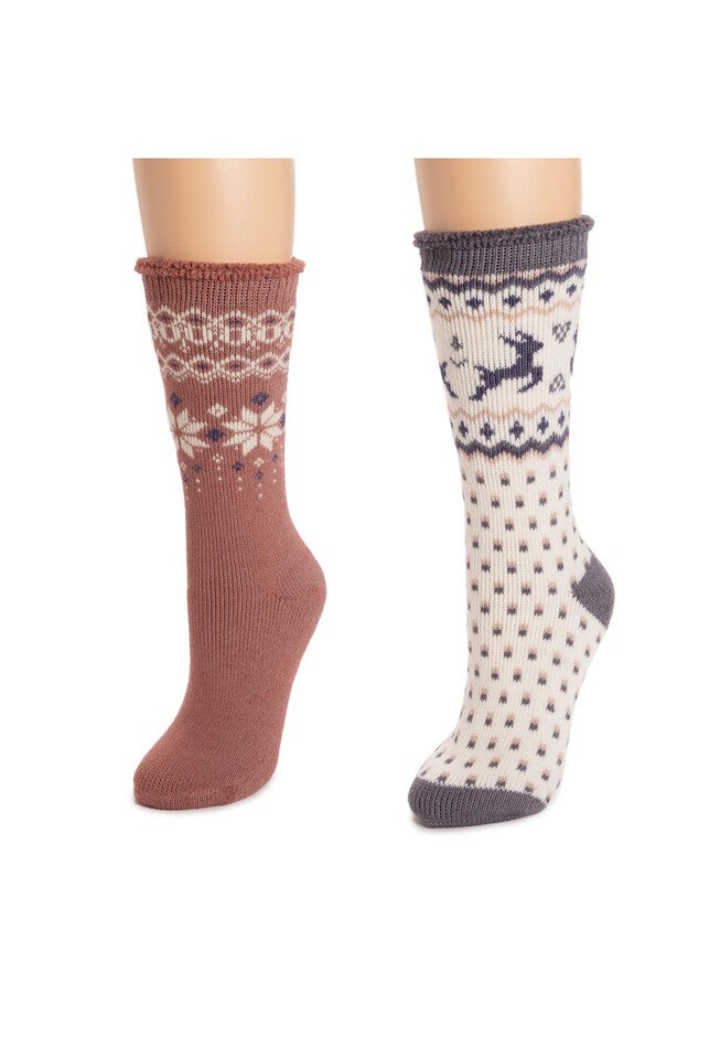 Tall Heat Retainers (2 Pair Pack) Socks, , on-hover image number null