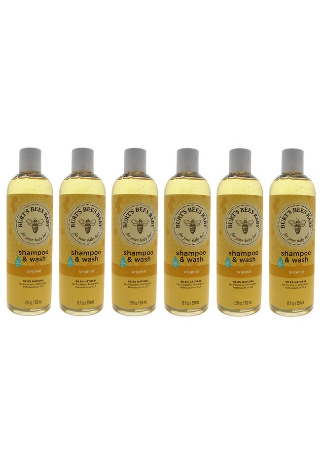 Baby Bee Shampoo And Wash Original - Pack Of 6 For Kids-12 Oz Shampoo And Body Wash, O, hi-res image number null