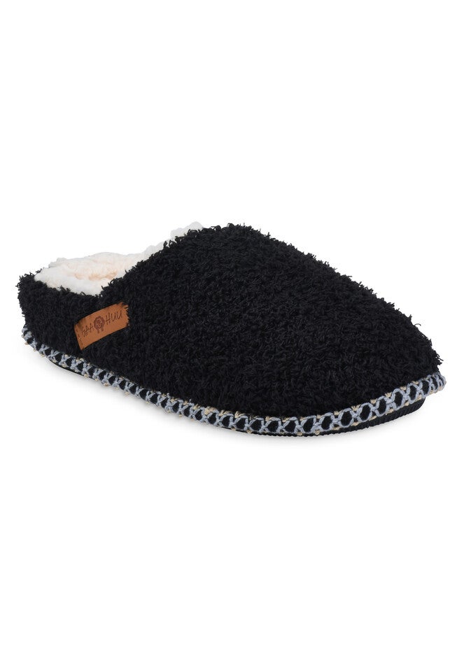 Cozee Fleece Clog Slipper, BLACK, hi-res image number 0