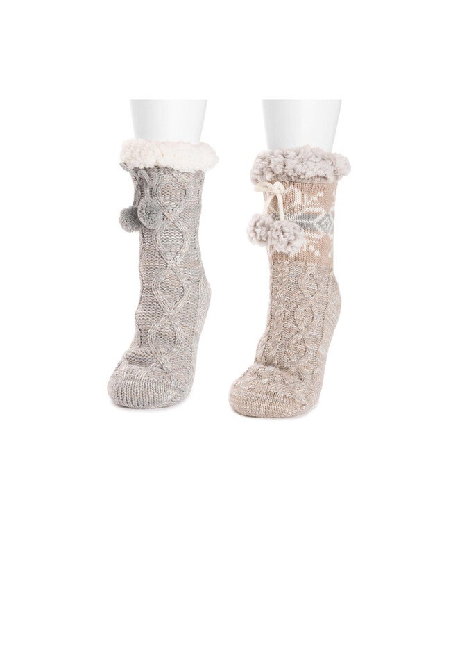 Cabin Tall Slippers Socks, , alternate image number null