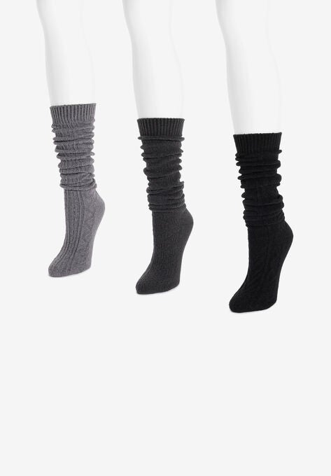 3 Pair Pack Knee High Socks, , alternate image number null