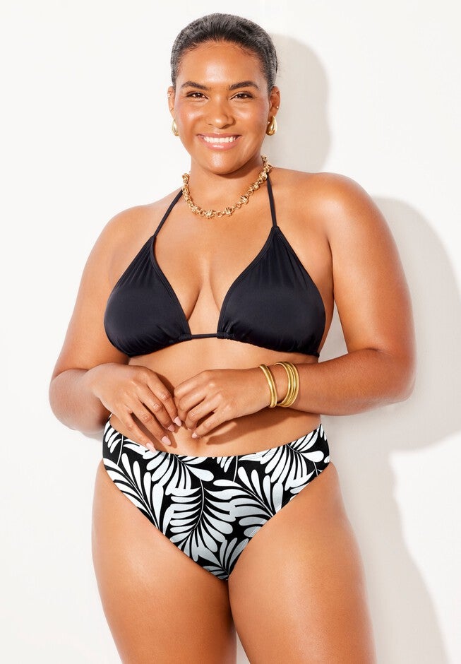 Essentials String Hipster Bikini Set, , alternate image number null
