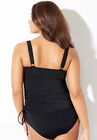 Adjustable V-Neck Tankini Top, , on-hover image number null