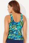 Side-Tie Adjustable Tankini Top, , on-hover image number null