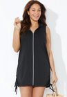 Serena Zip Up Hoodie, BLACK, hi-res image number null