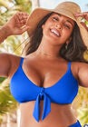 Mentor Tie Front Bikini Top, BRIGHT ROYAL, hi-res image number null
