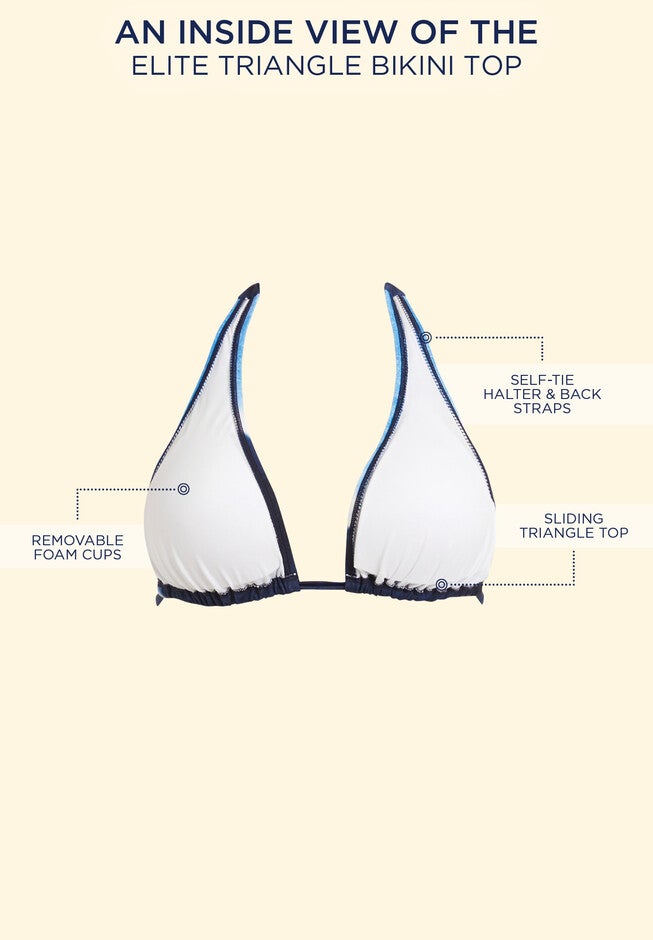Elite Triangle Bikini Top, , alternate image number null