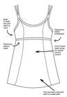 Lingerie Strap Swimdress, , alternate image number null