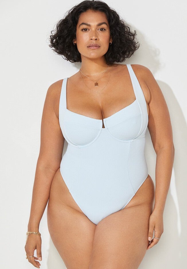 Camille Kostek She's Iconic Underwire One Piece, , alternate image number 3