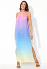 Burnout Fabric Cover Up Dress, , alternate image number null